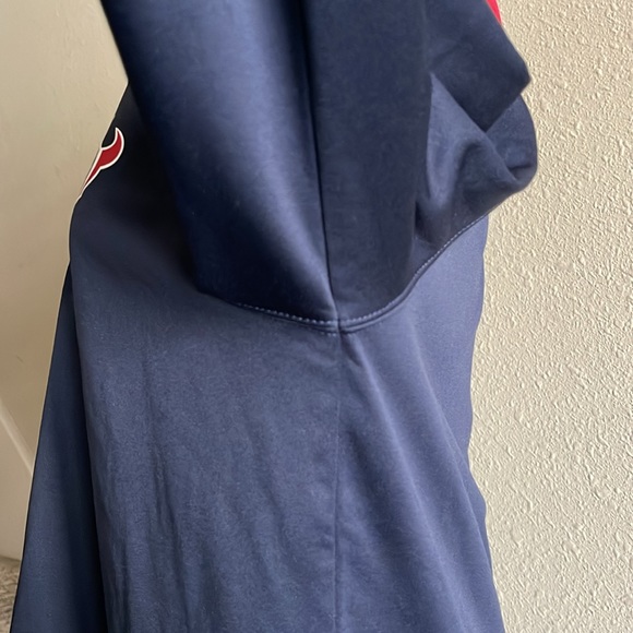 NFL Team Apparel Sz L Men’s Texan Half-zip Lightweight Jacket - Picture 6 of 11